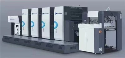 آلة طباعة الأوفست متعددة الألوان B1 مع بقعة UV