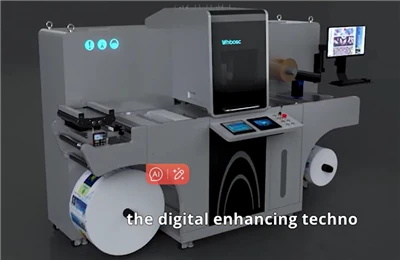 آلة تحسين تأثير Piezo INKJET Postpress